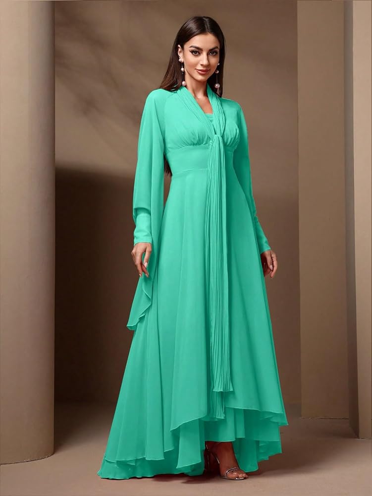 TOLEEN Casual Dresses for Women Long Sleeve Flowy Swing